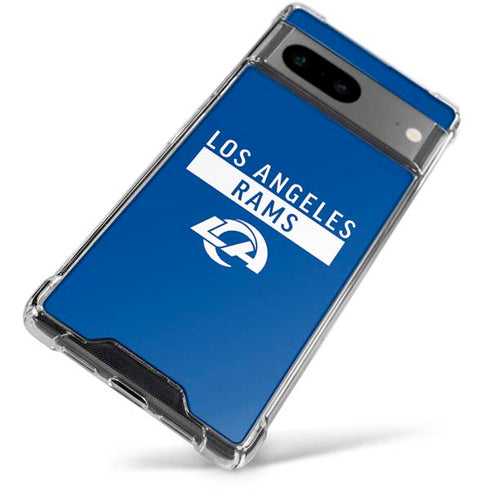 NFL Los Angeles Rams Blue Performance Series Google Pixel 8 Clear Case